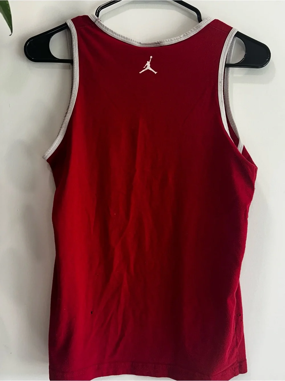 Jordan tank top with white Jumpman logo and '23' graphic Size Large